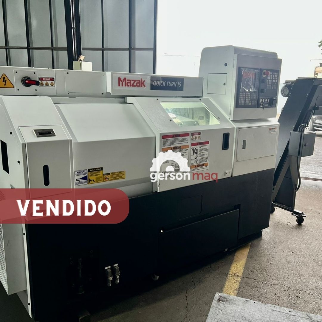 TORNO CNC MAZAK QT15 RETROFIT 2023 COM 2 ANOS DE GARANTIA